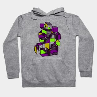 Geometric popart city modern Hoodie